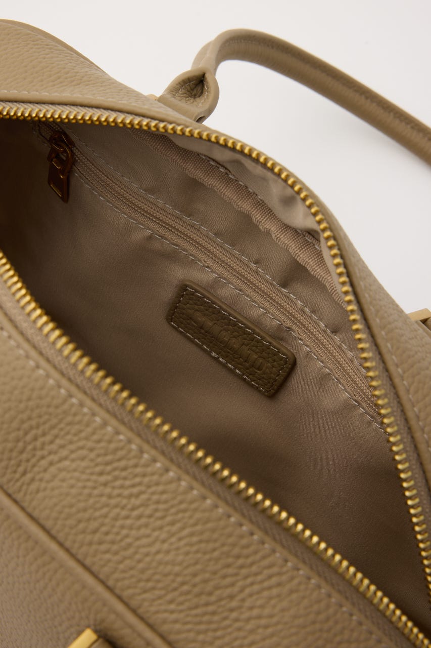 ポライトレクタングルミニハンドバッグ GREIGE FREE