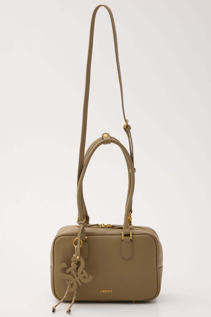 ポライトレクタングルミニハンドバッグ GREIGE FREE