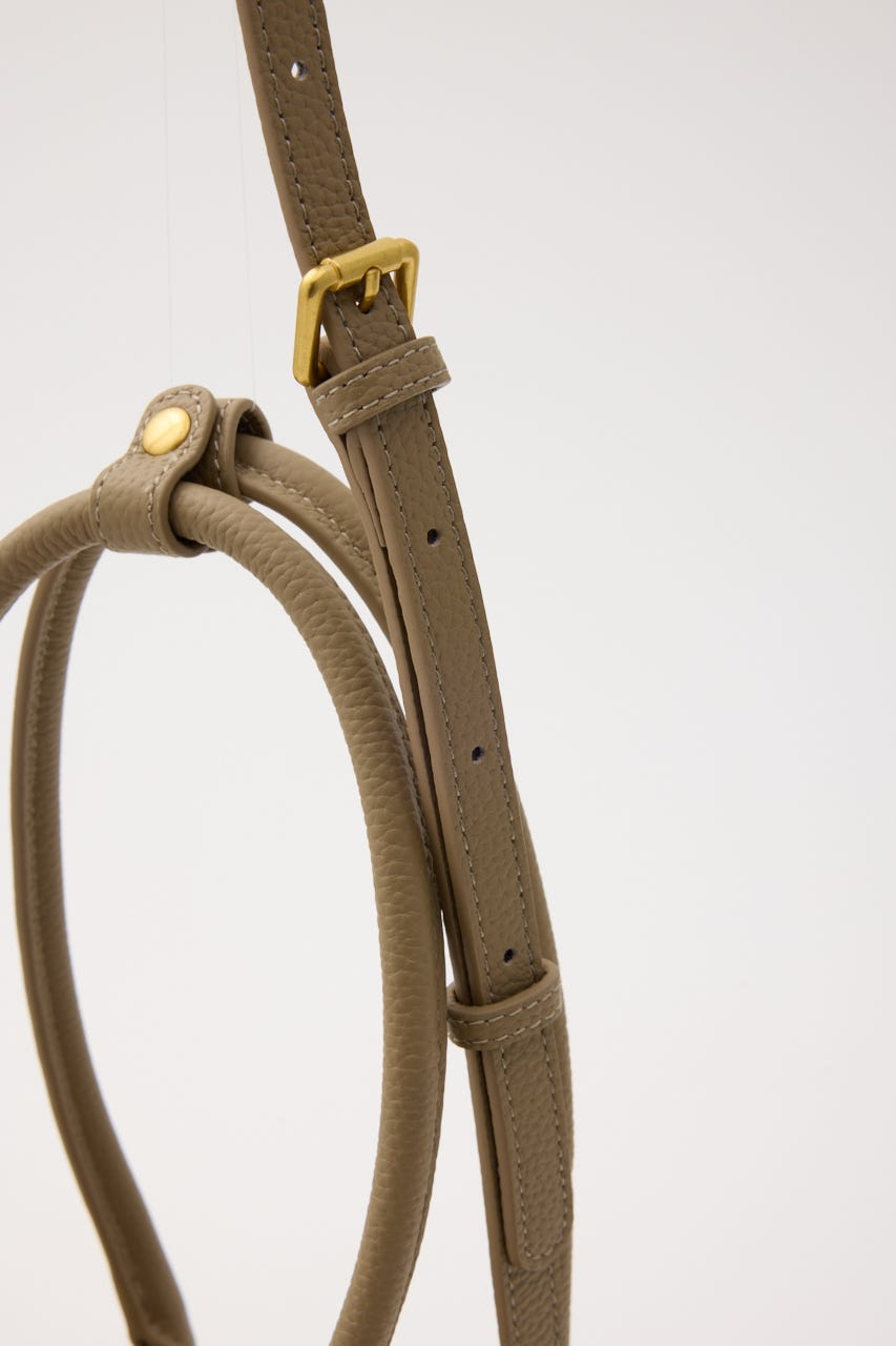 ポライトレクタングルミニハンドバッグ GREIGE FREE