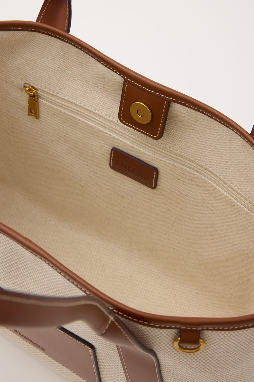 ロースト2faceトートバッグ ECRU FREE