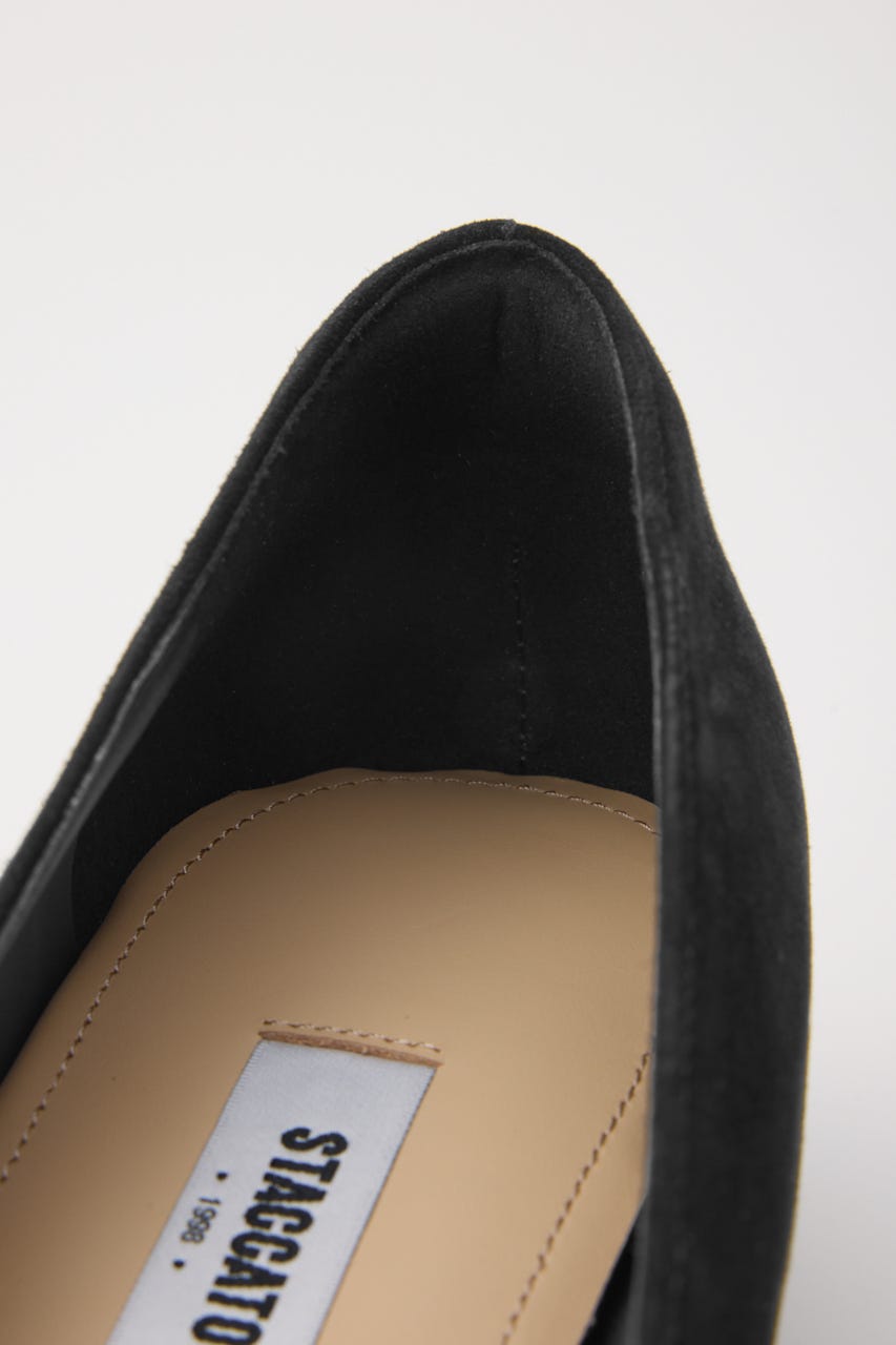 マヒナローヒールパンプス D/BLK 23.0cm