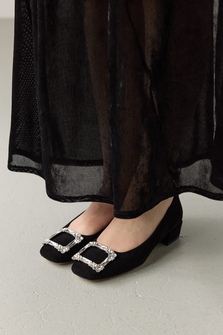 マヒナローヒールパンプス D/BLK 23.0cm