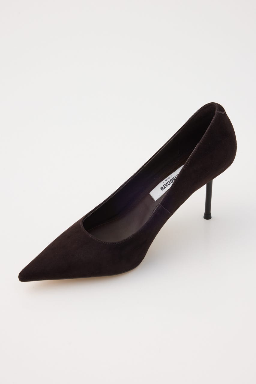 ヘルツピンヒールパンプス D/BRN 23.5cm