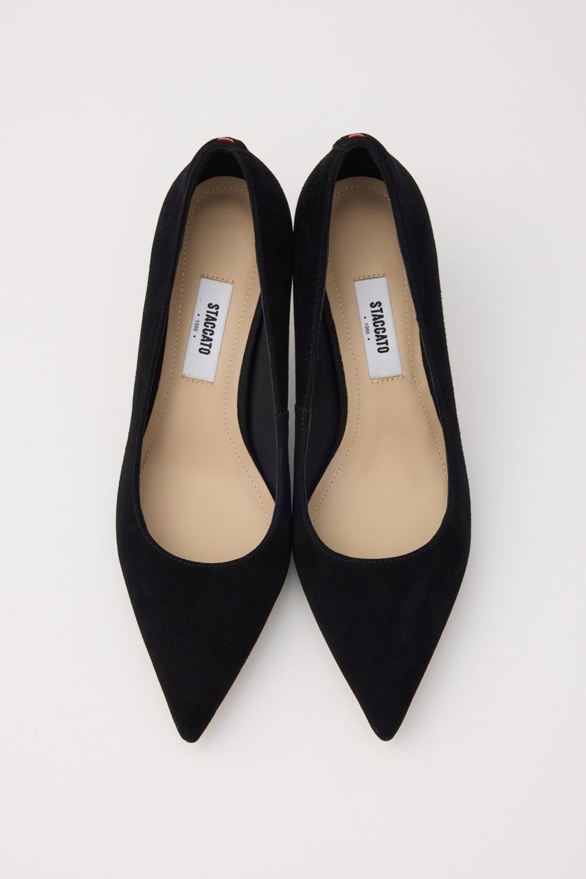 ヘルツピンヒールパンプス D/BLK 23.5cm