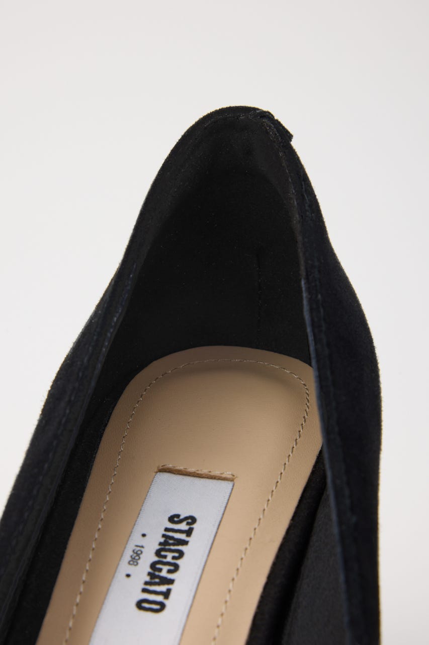 ヘルツピンヒールパンプス D/BLK 23.5cm