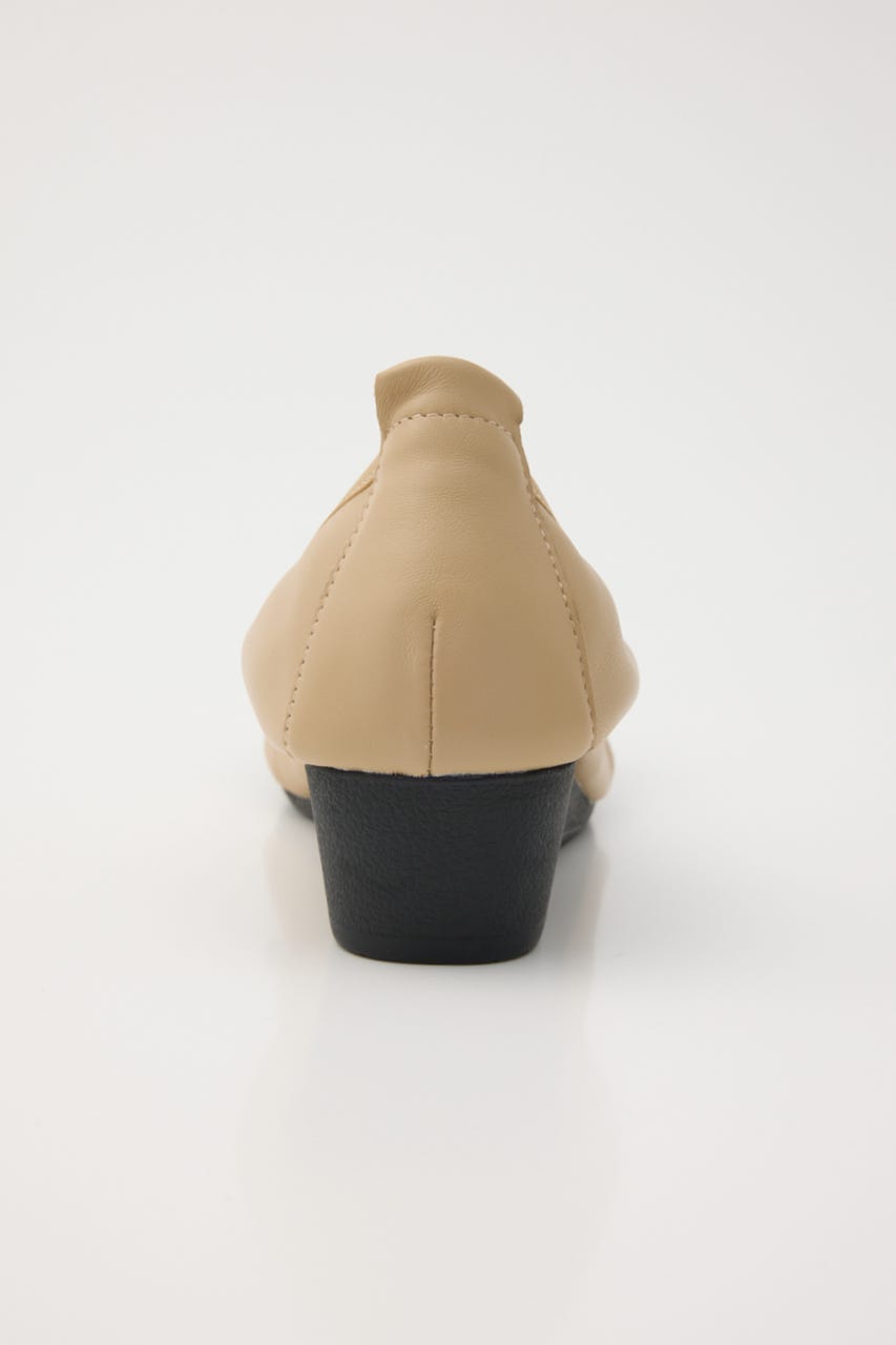 【新色】エリーゼウェッジソールパンプス BEG 22.5cm
