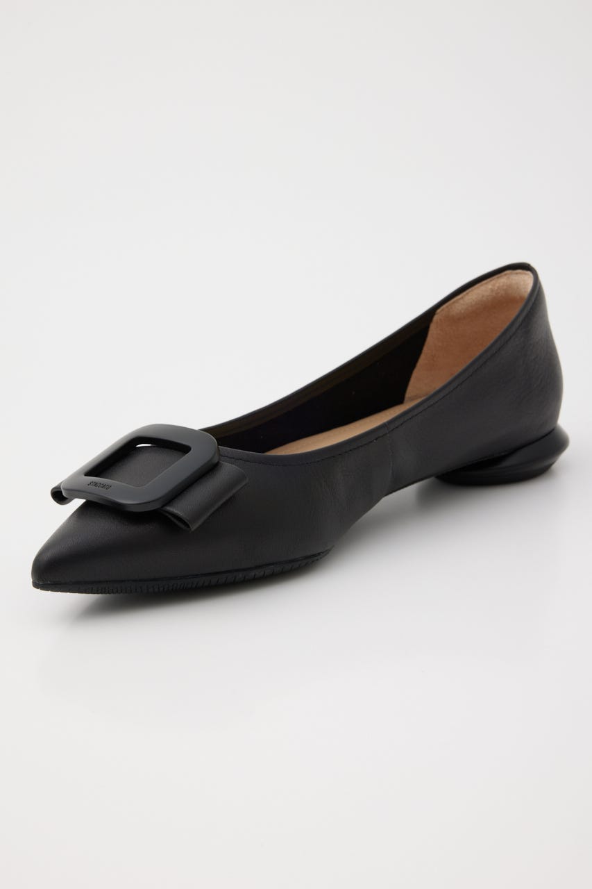 ミルーレフラットシューズ BLK 23.0cm
