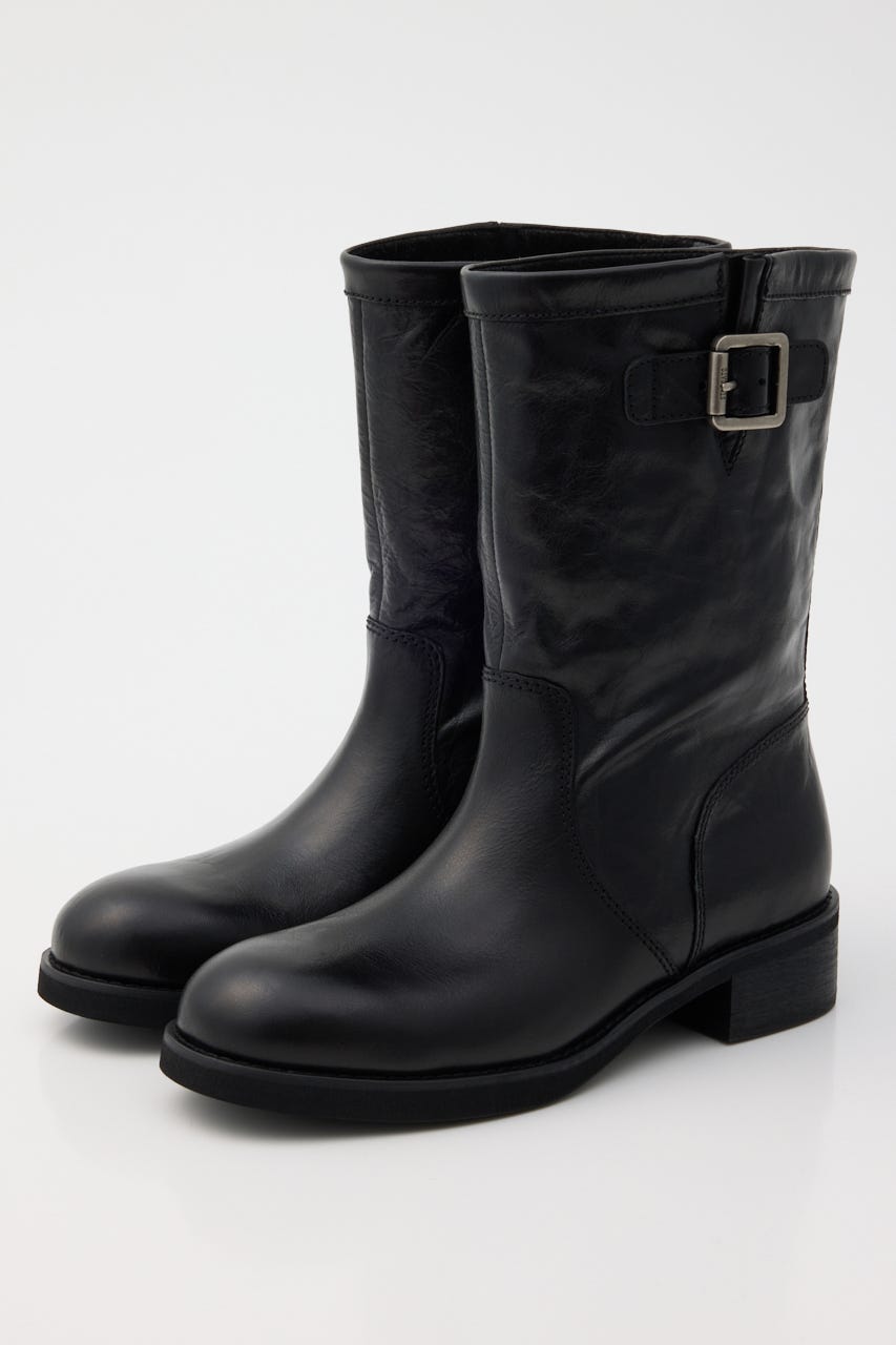 ソフトクラッシュエンジニアブーツ BLK 23.0cm
