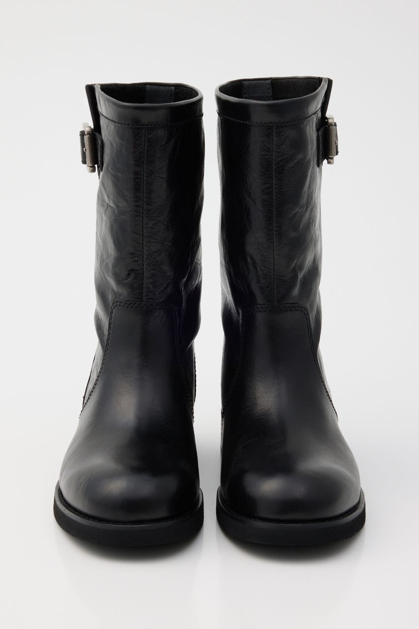 ソフトクラッシュエンジニアブーツ BLK 23.0cm