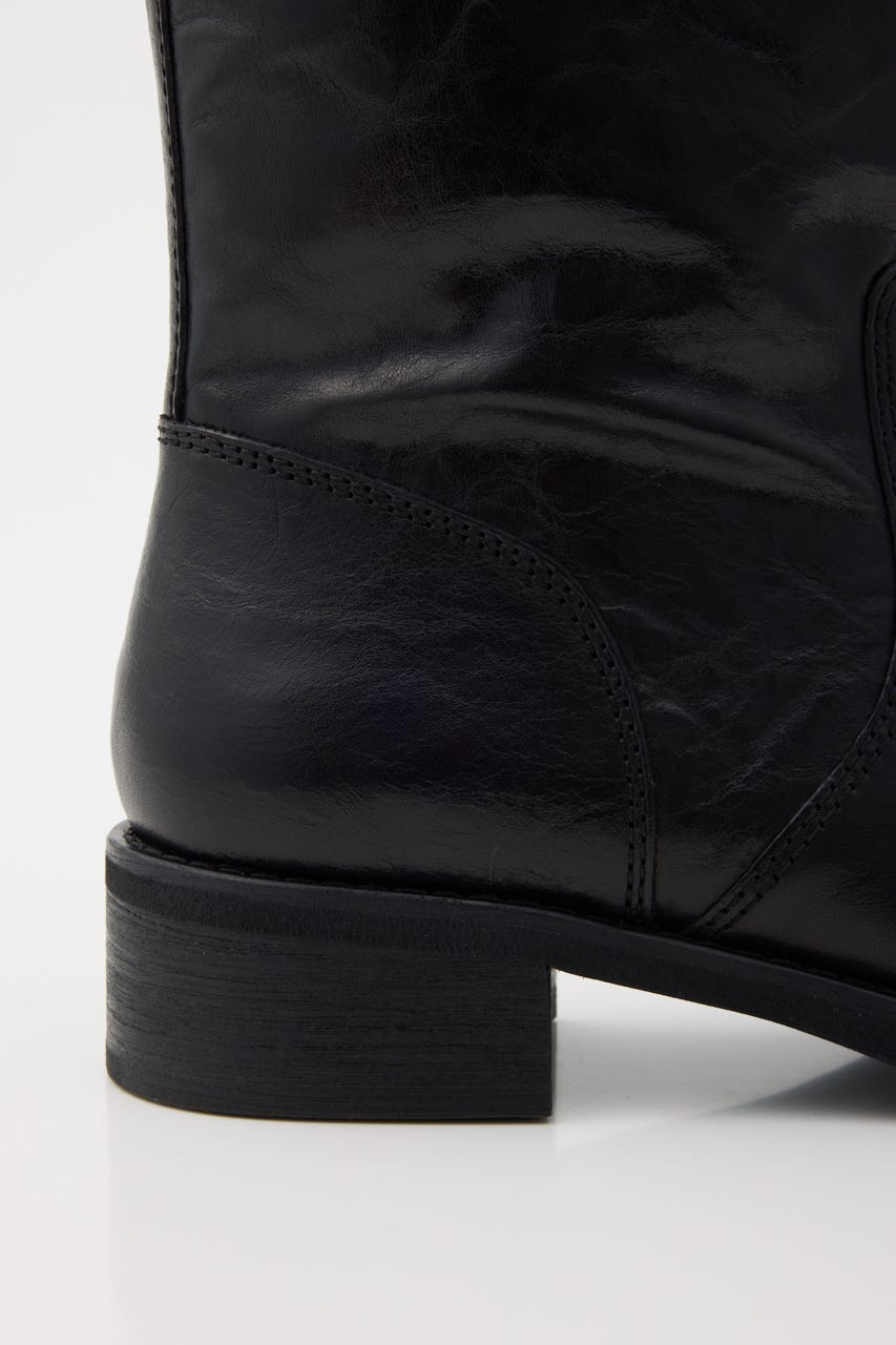 ソフトクラッシュエンジニアブーツ BLK 23.0cm