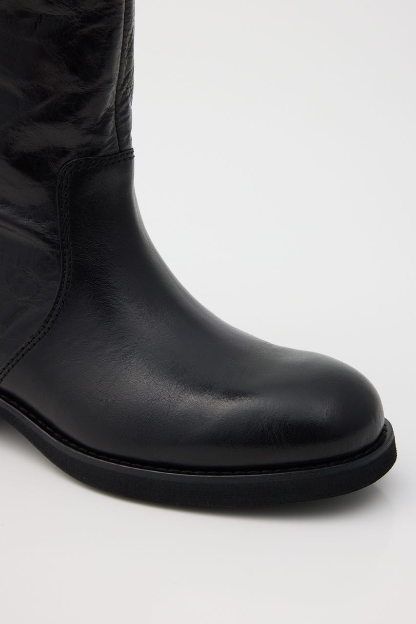 ソフトクラッシュエンジニアブーツ BLK 23.0cm