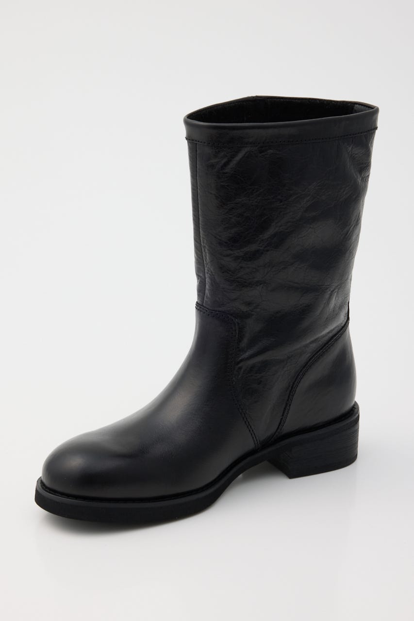 ソフトクラッシュエンジニアブーツ BLK 23.0cm