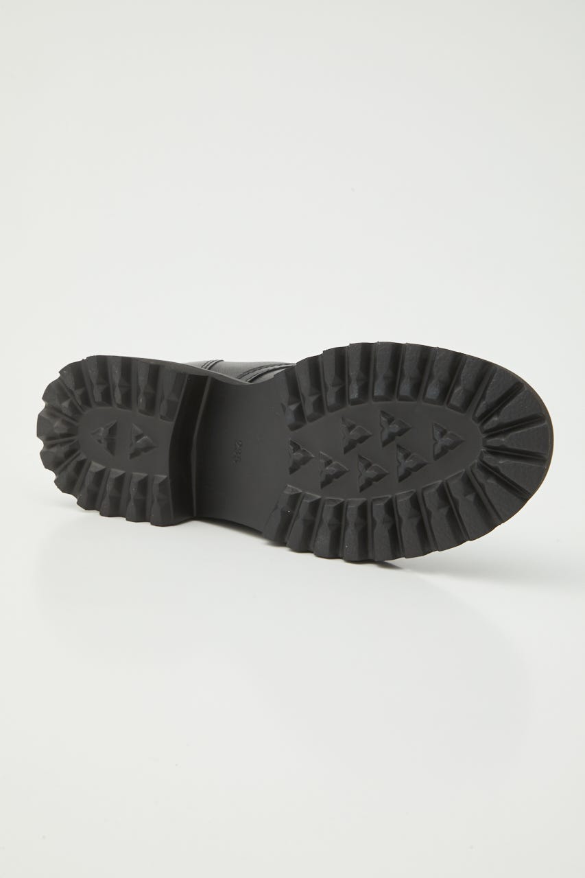 ミルキーIラインzipブーツ BLK 22.5cm