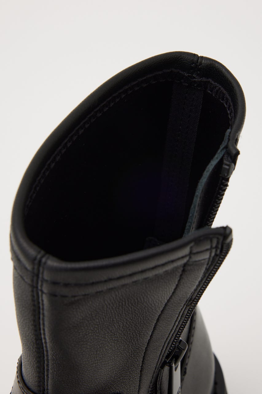 ジュードストレッチミディブーツ BLK 24.0cm