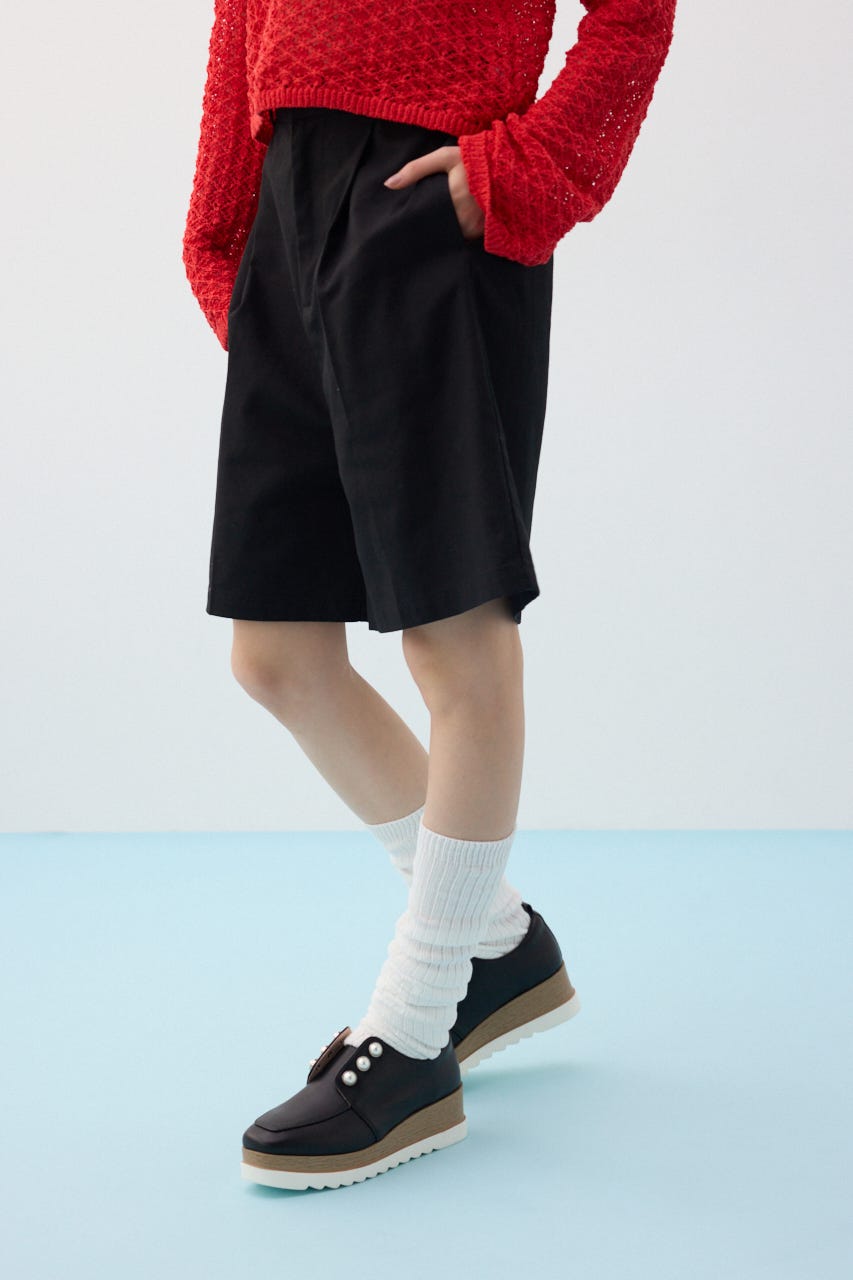 メイジーパールプラットフォーム BLK 23.0cm