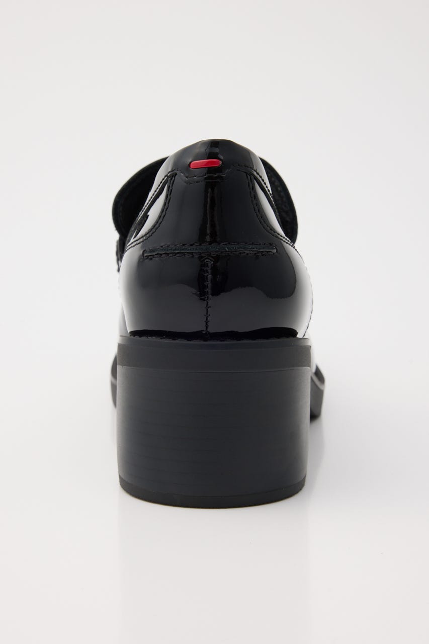 アンブルリボンヒールローファー BLK 25.0cm