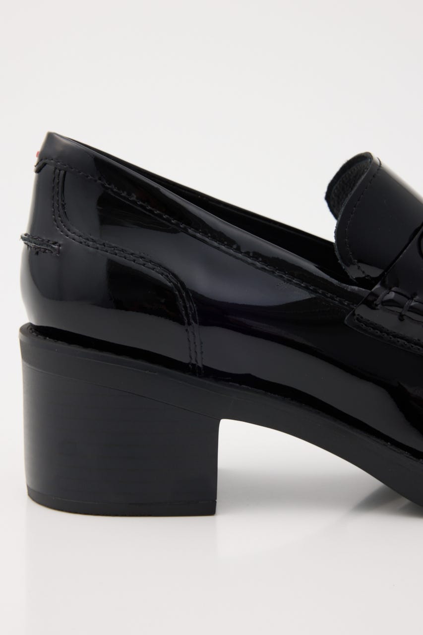 アンブルリボンヒールローファー BLK 25.0cm