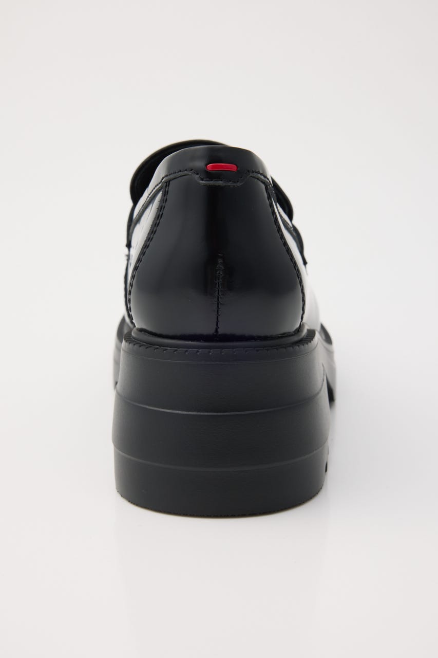 ガイルタンクヒールローファー BLK 24.0cm