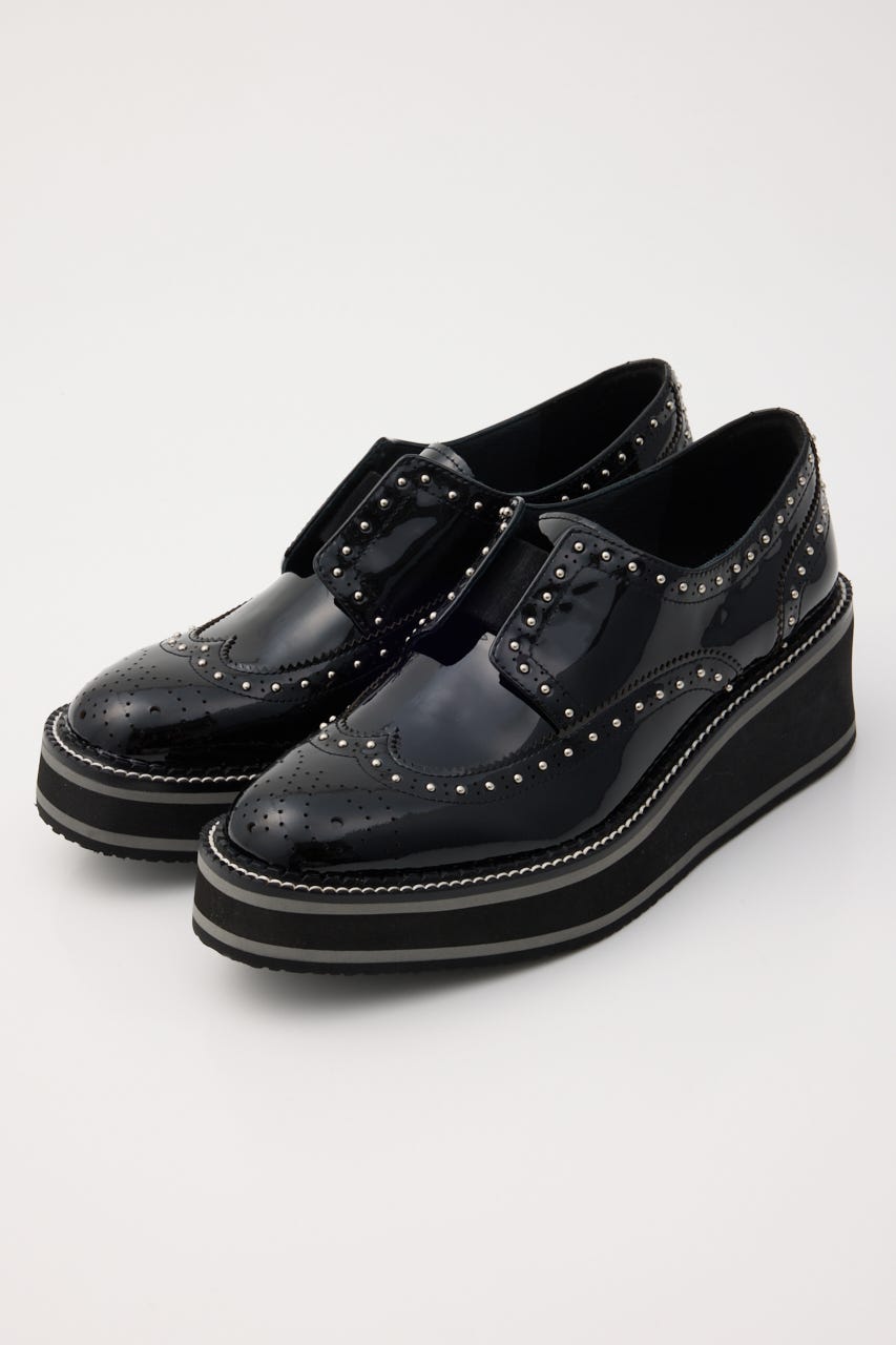 クオーレプラットフォームシューズ BLK 23.5cm
