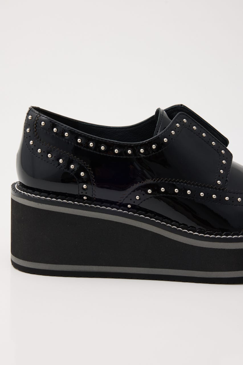 クオーレプラットフォームシューズ BLK 23.5cm