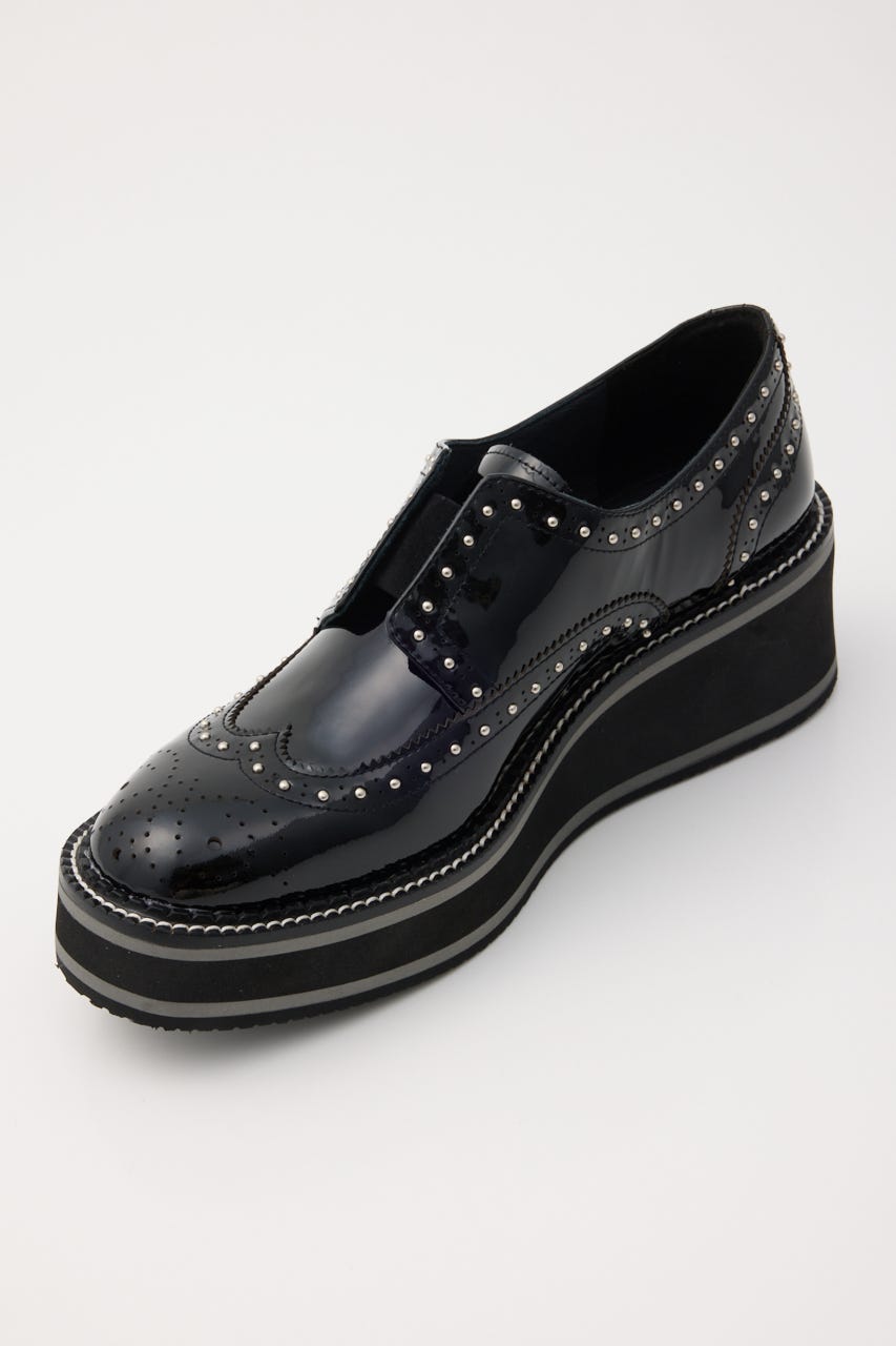 クオーレプラットフォームシューズ BLK 23.5cm