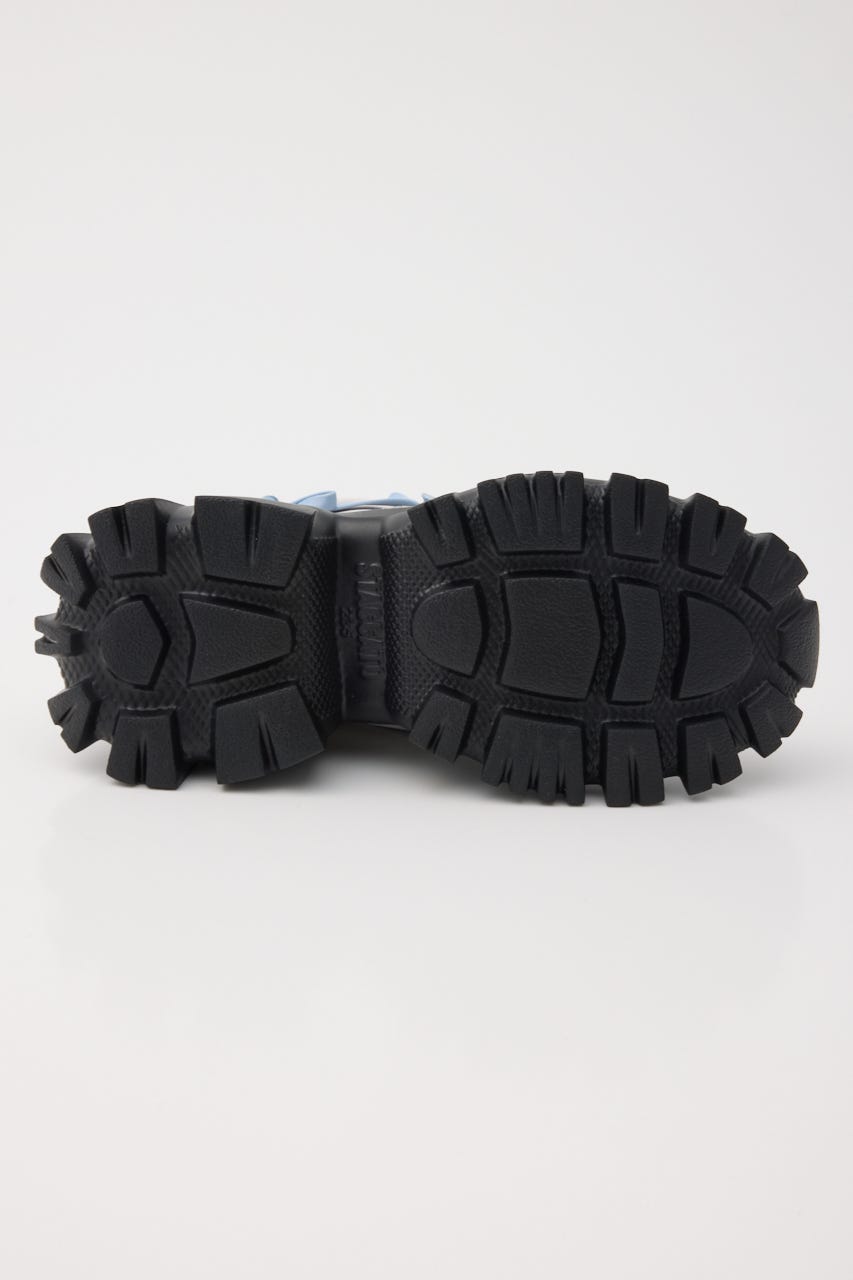 ラッピングボリュームスニーカー GRY 24.5cm