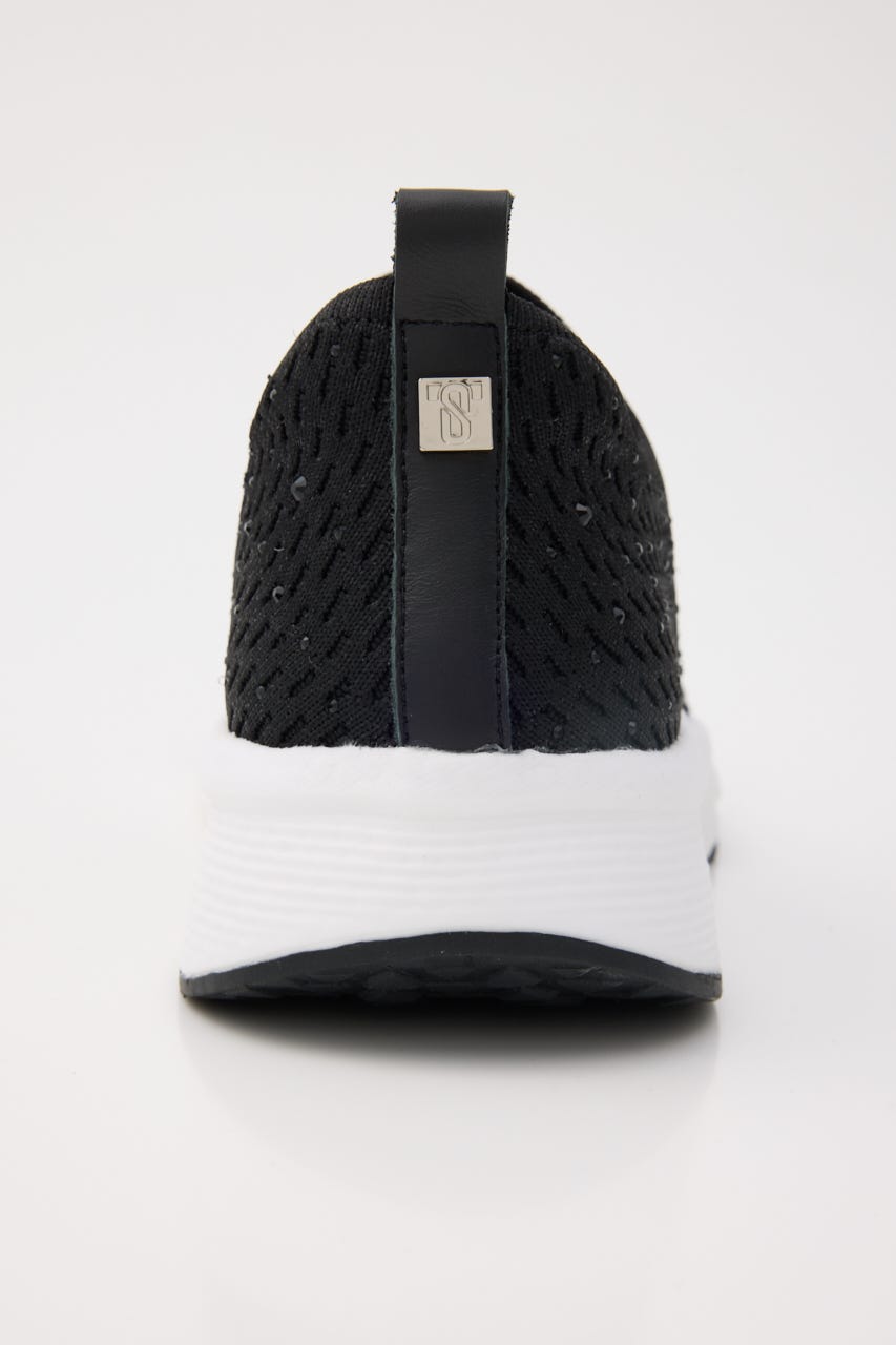 【再入荷】クリスタルカバースリッポン BLK 24.0cm