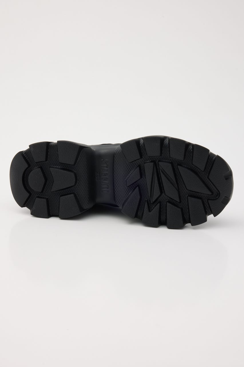 ドルチェライトニットボリュームスニーカー BLK 25.0cm