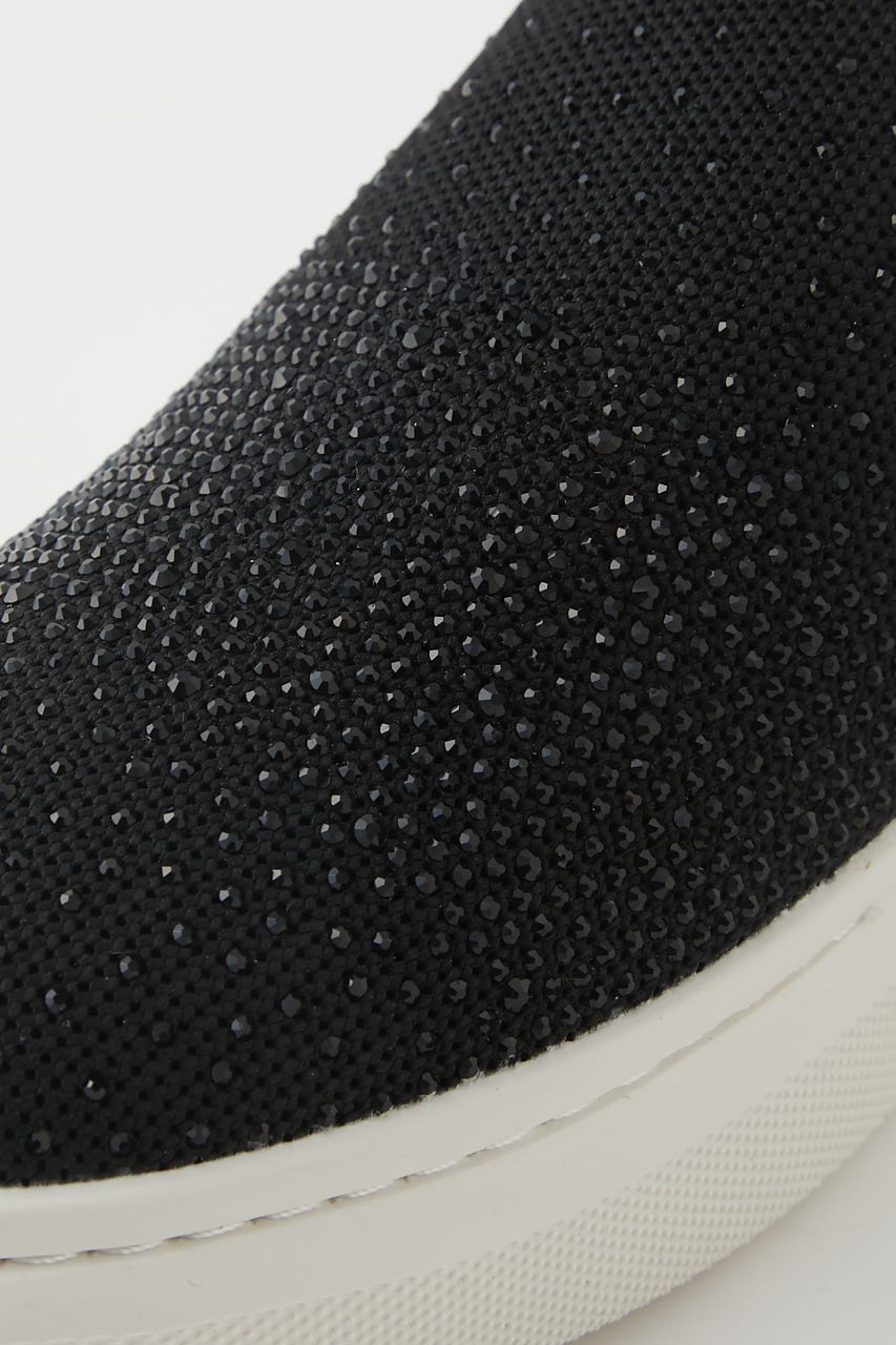グリッターストーンスカッタースリッポン BLK 24.0cm