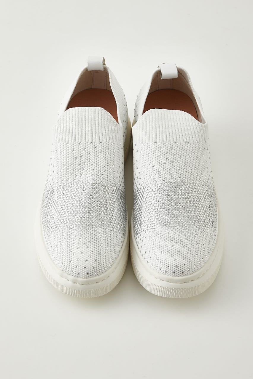 グリッターストーンスカッタースリッポン WHT 24.0cm