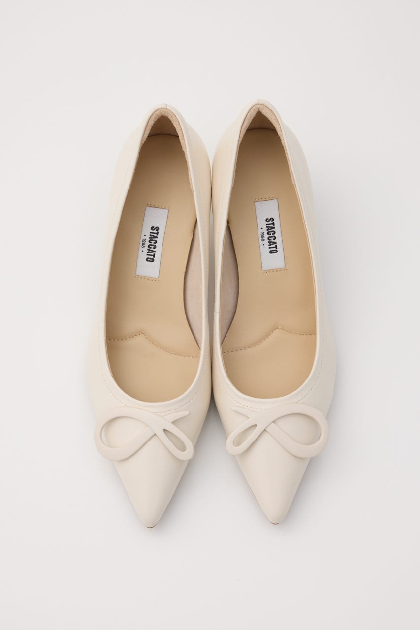 ソフティトーンパンプス WHT 22.5cm