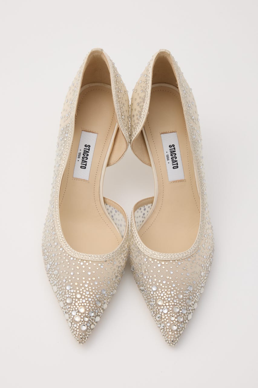 ダイヤオルセーパンプス ECRU 24.0cm