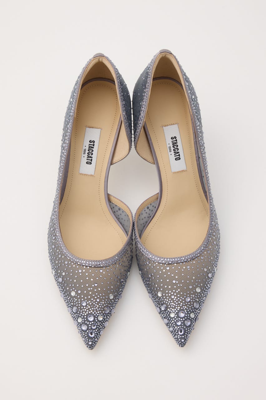 ダイヤオルセーパンプス GRY 22.5cm