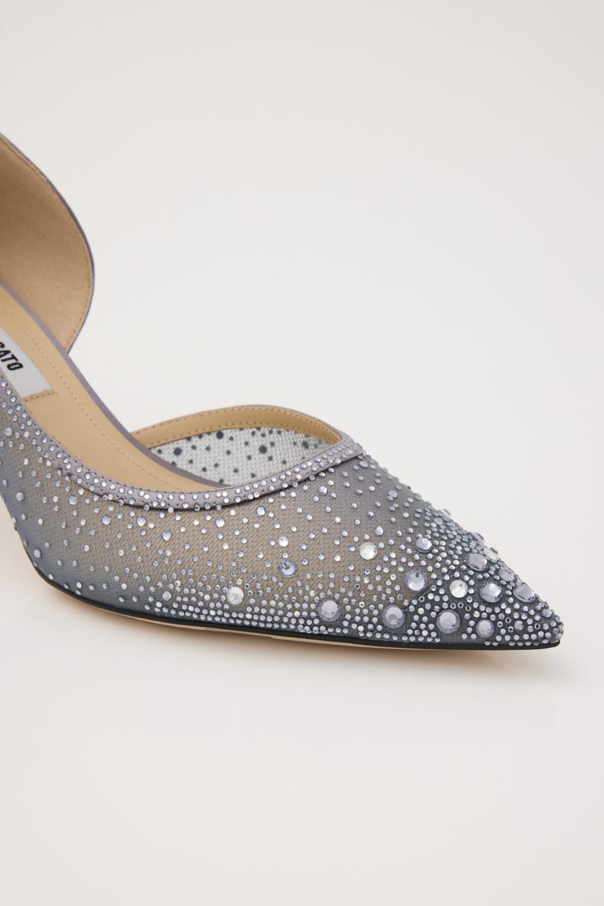 ダイヤオルセーパンプス GRY 22.5cm