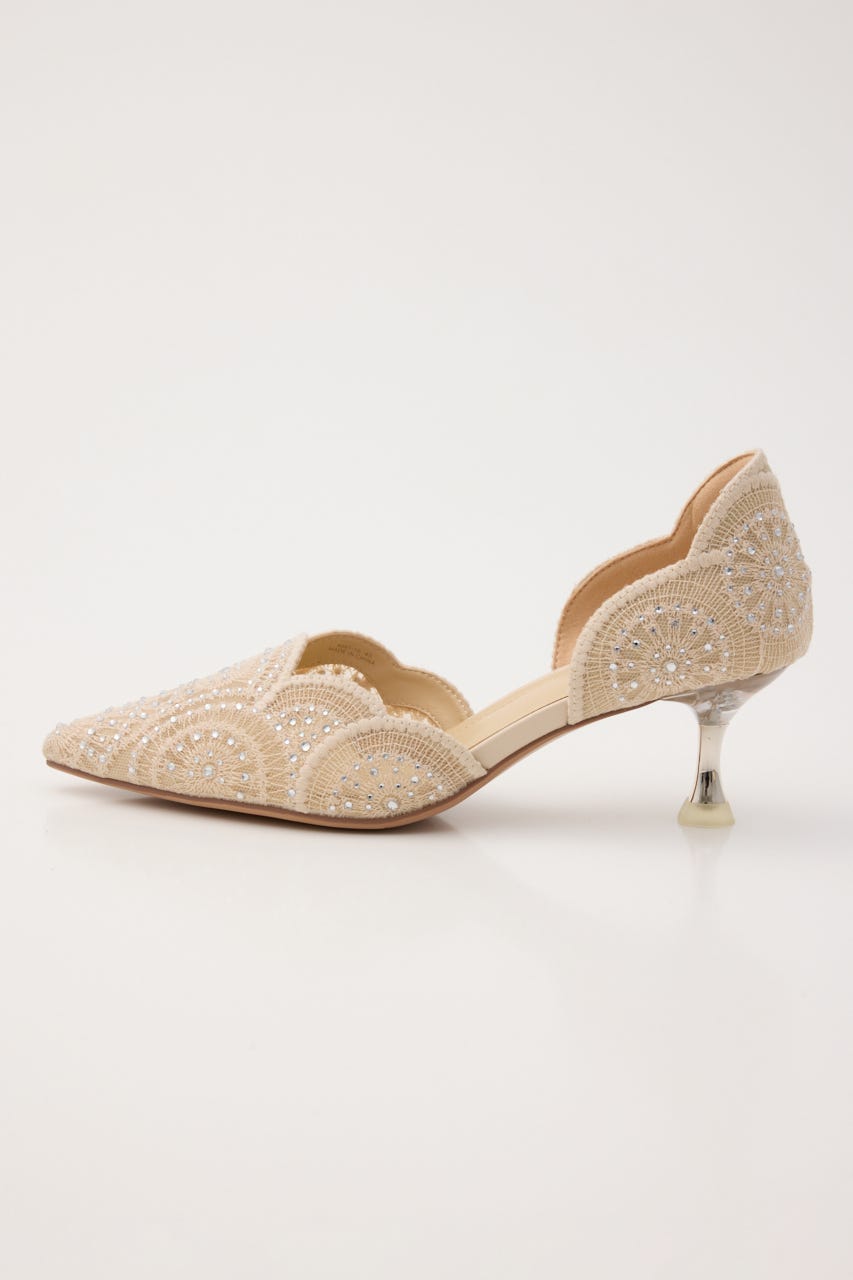 ドレストセパレートパンプス BEG 23.0cm