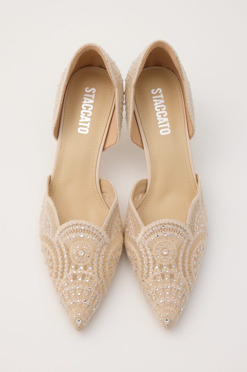 ドレストセパレートパンプス BEG 23.0cm