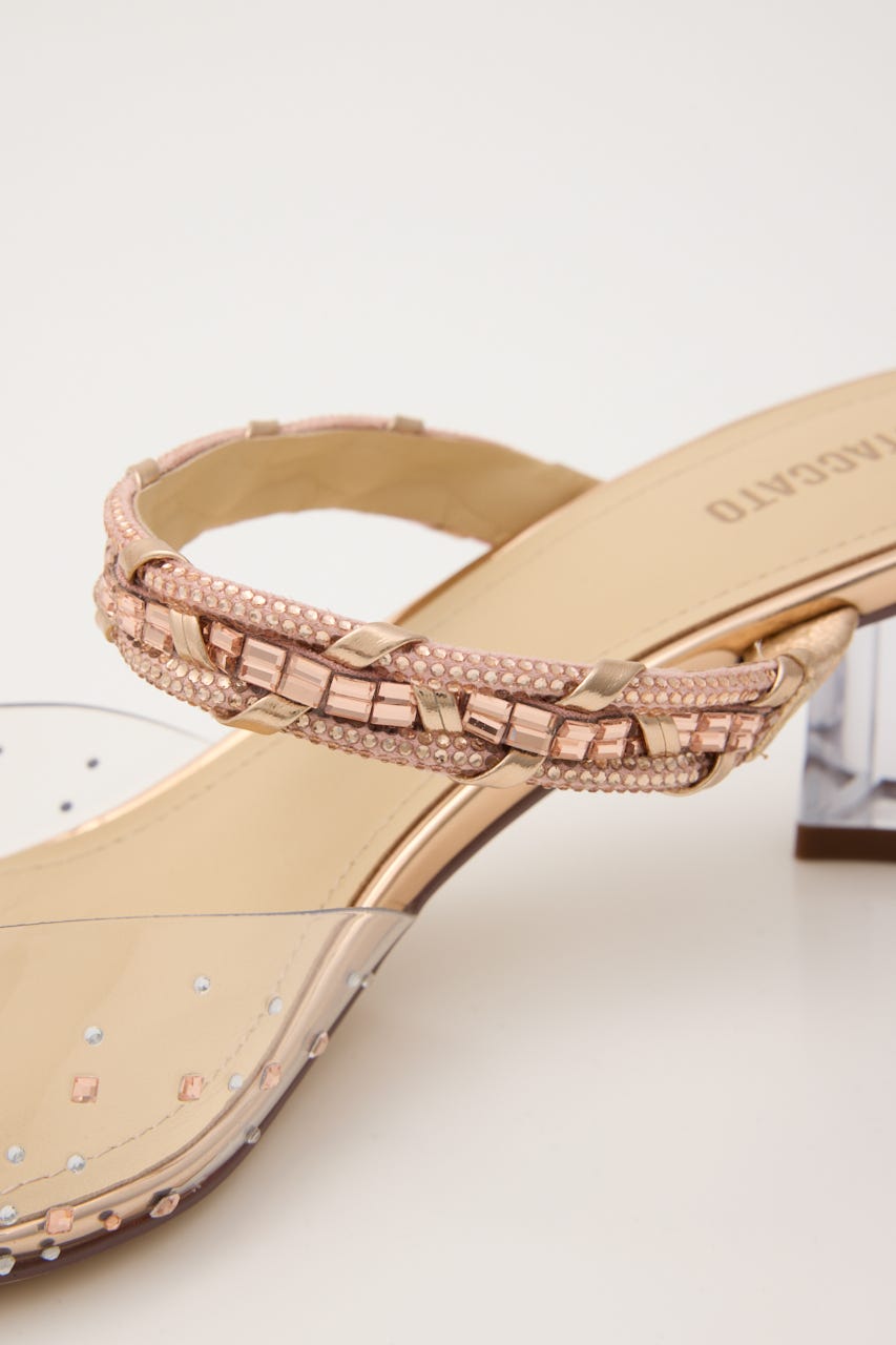 ダイヤヌーディークリアミュール P.GLD 23.0cm