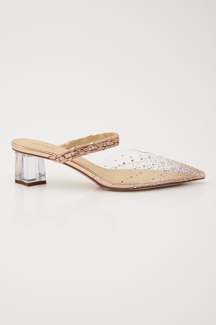 ダイヤヌーディークリアミュール P.GLD 23.0cm