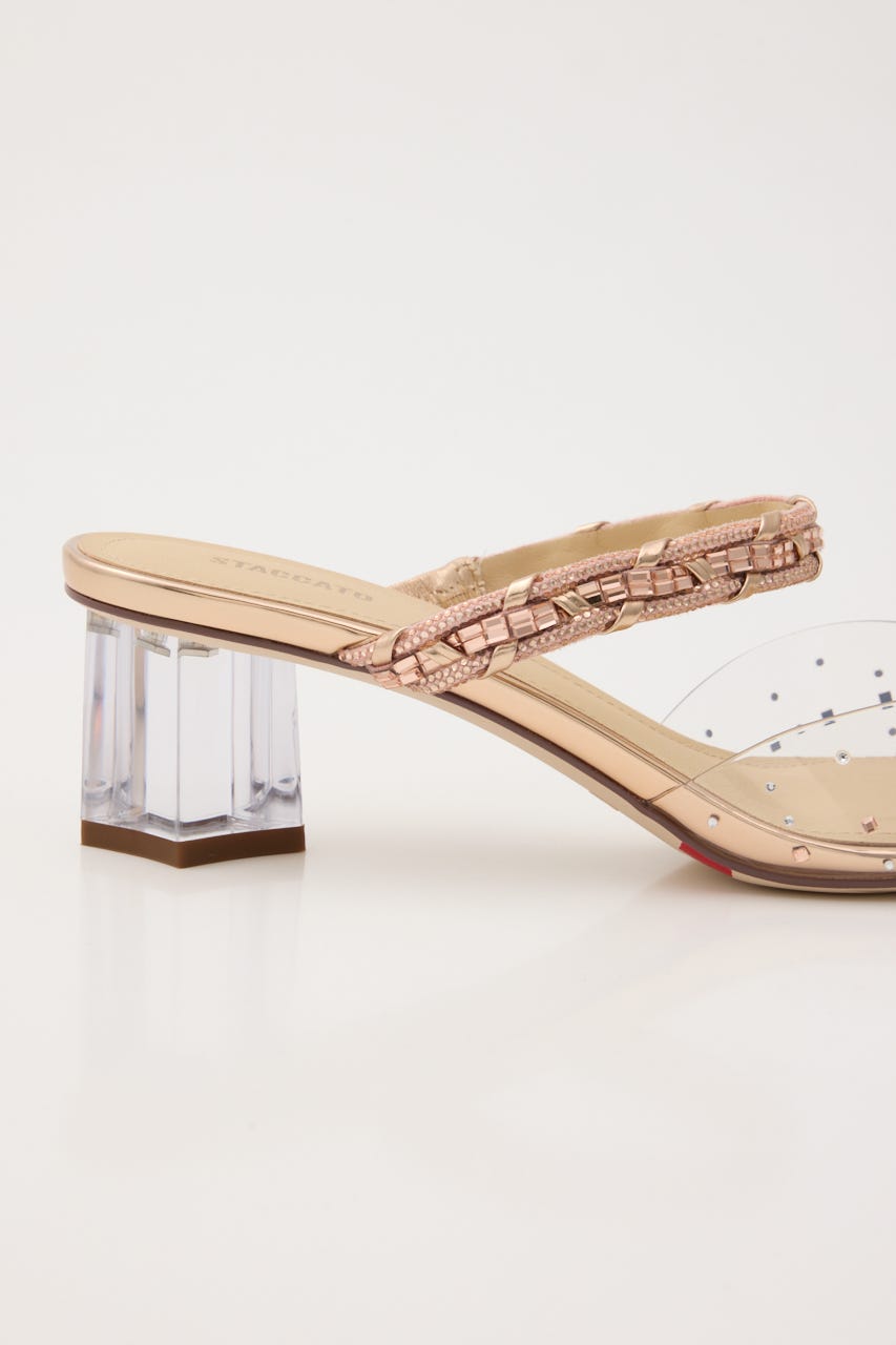 ダイヤヌーディークリアミュール P.GLD 23.0cm