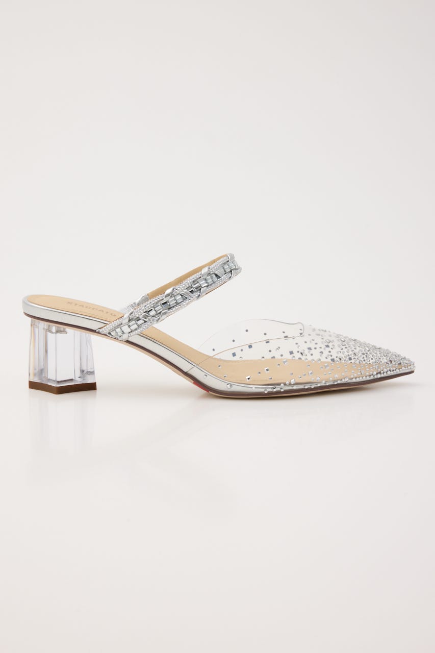 ダイヤヌーディークリアミュール SLV 23.0cm