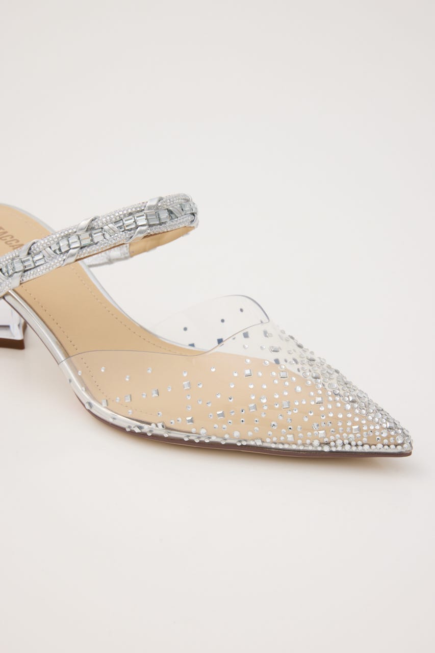 ダイヤヌーディークリアミュール SLV 23.0cm