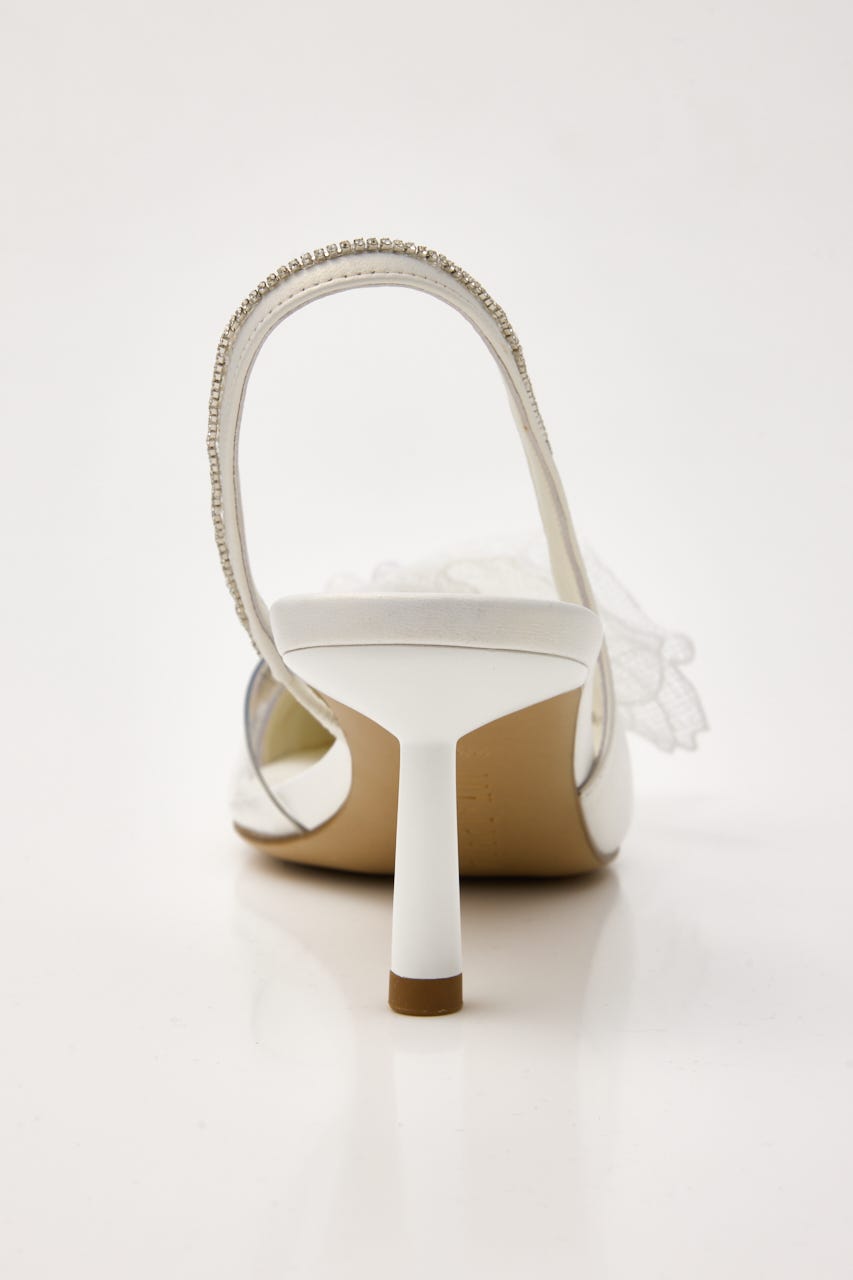 フェアリースリングパンプス WHT 23.0cm