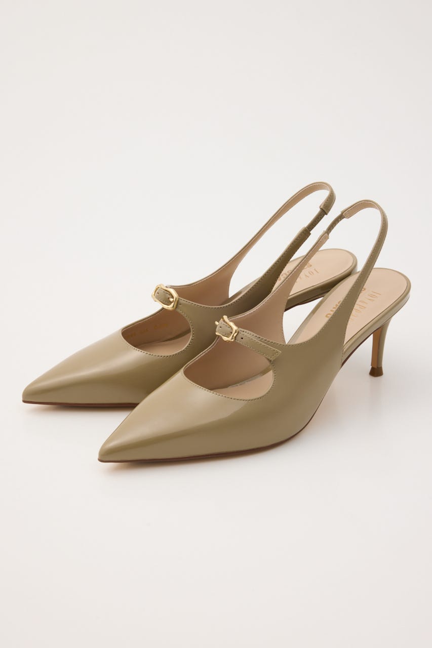 スリングアジャストパンプス L/GREIGE 23.5cm