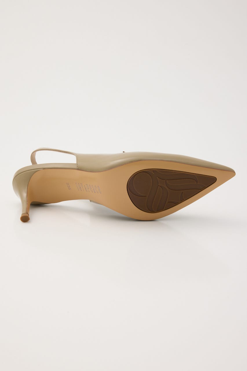 スリングアジャストパンプス L/GREIGE 23.5cm