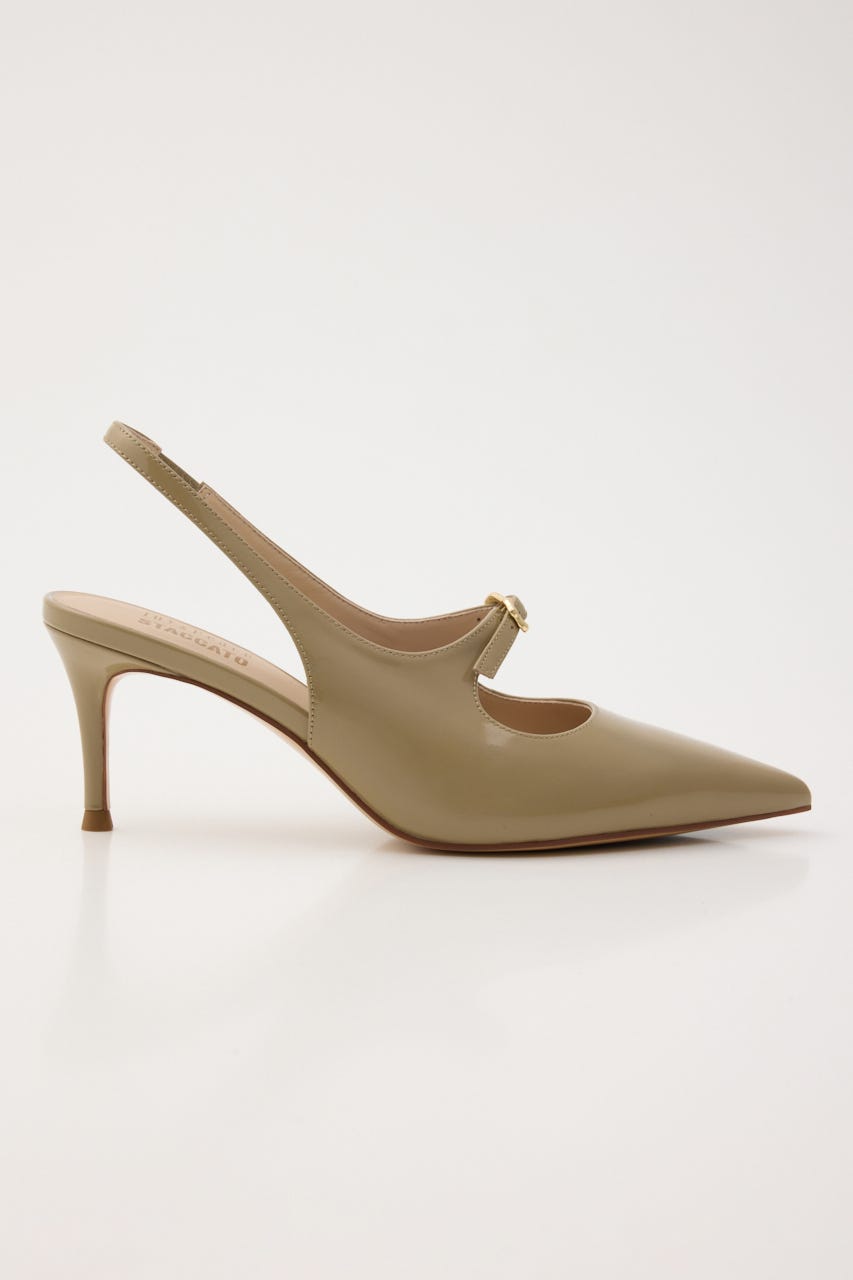 スリングアジャストパンプス L/GREIGE 23.5cm