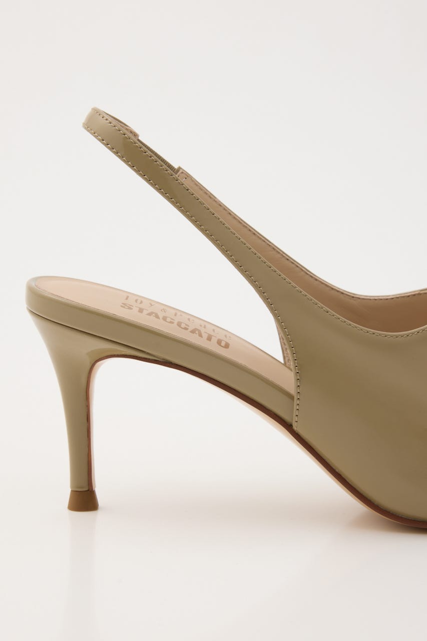 スリングアジャストパンプス L/GREIGE 23.5cm