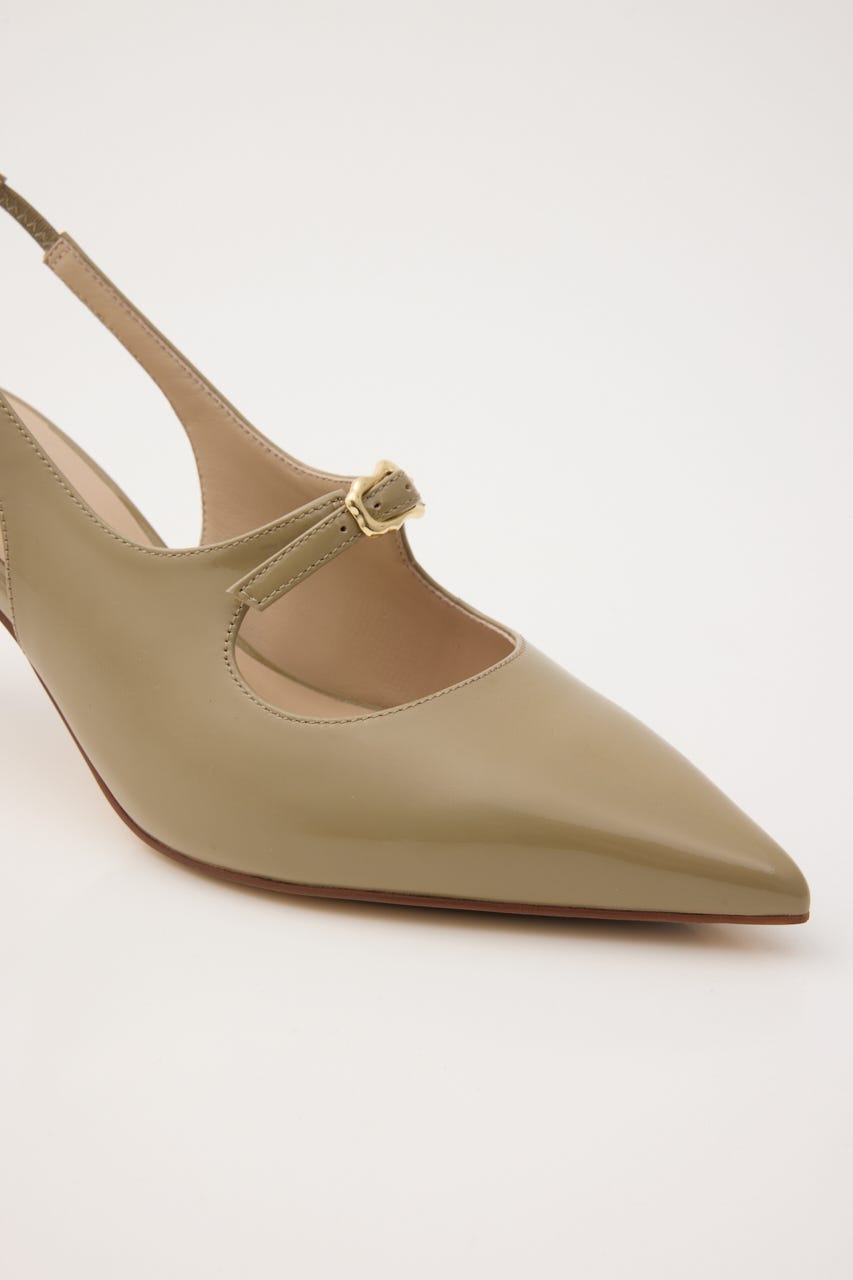 スリングアジャストパンプス L/GREIGE 23.5cm