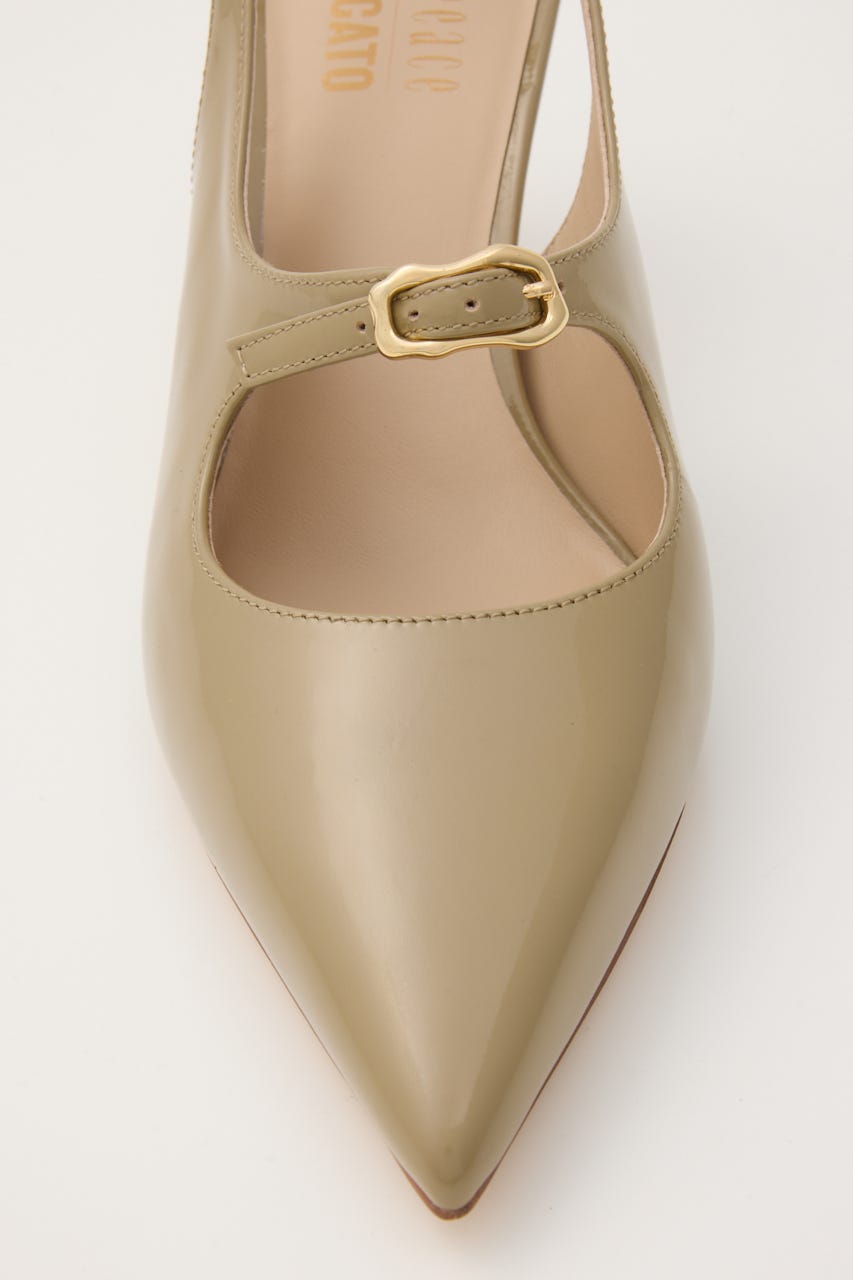 スリングアジャストパンプス L/GREIGE 23.5cm