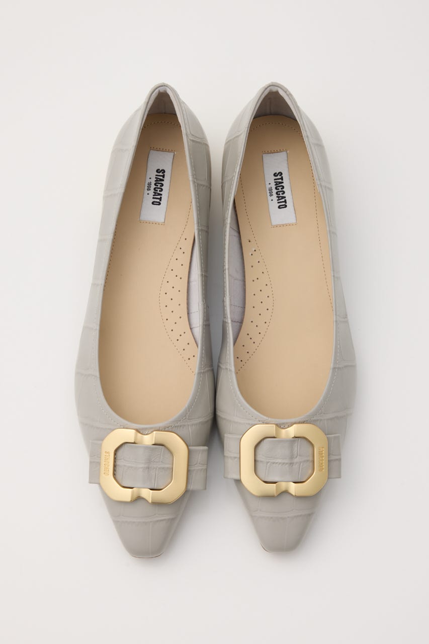 シヌアエンボスフラット GRY 23.5cm