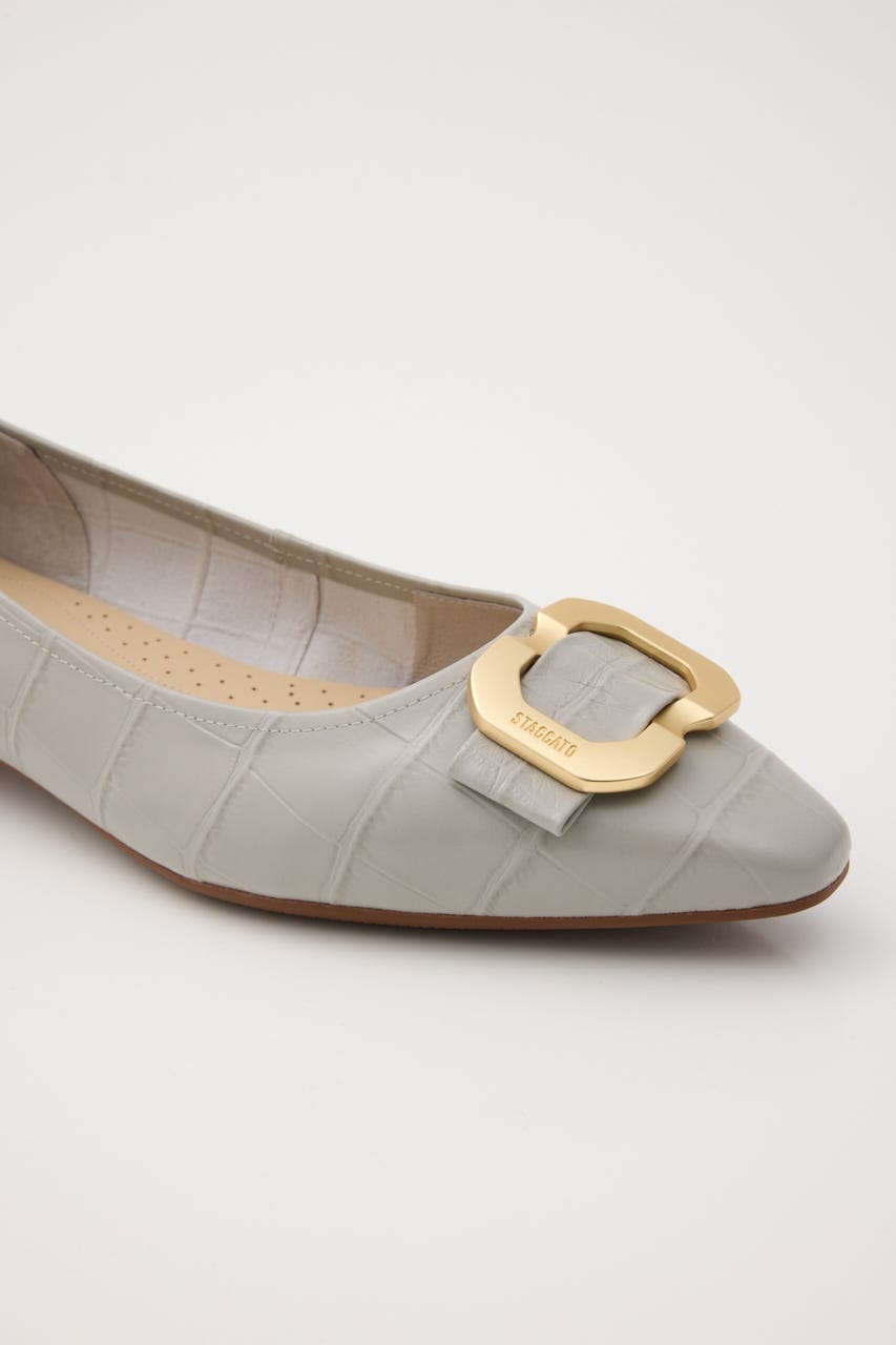 シヌアエンボスフラット GRY 23.5cm